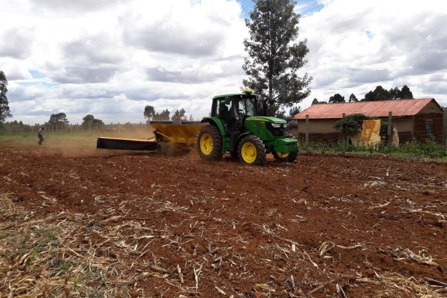 Cost of wheat production per acre in Kenya